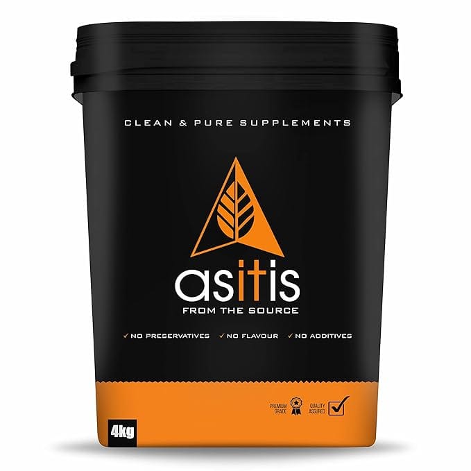 AS-IT-IS Nutrition Whey Protein Concentrate  4kg | Unflavoured | 133 Servings | 80% Concentrate