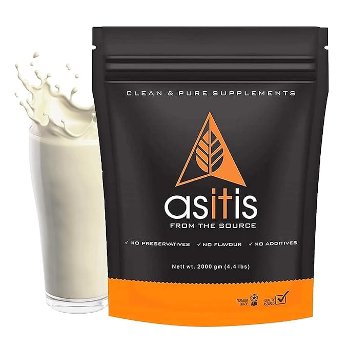 AS-IT-IS Nutrition Whey Protein Isolate 90% | Protein 27g & BCAA 5.9g per serving - 500Gms 