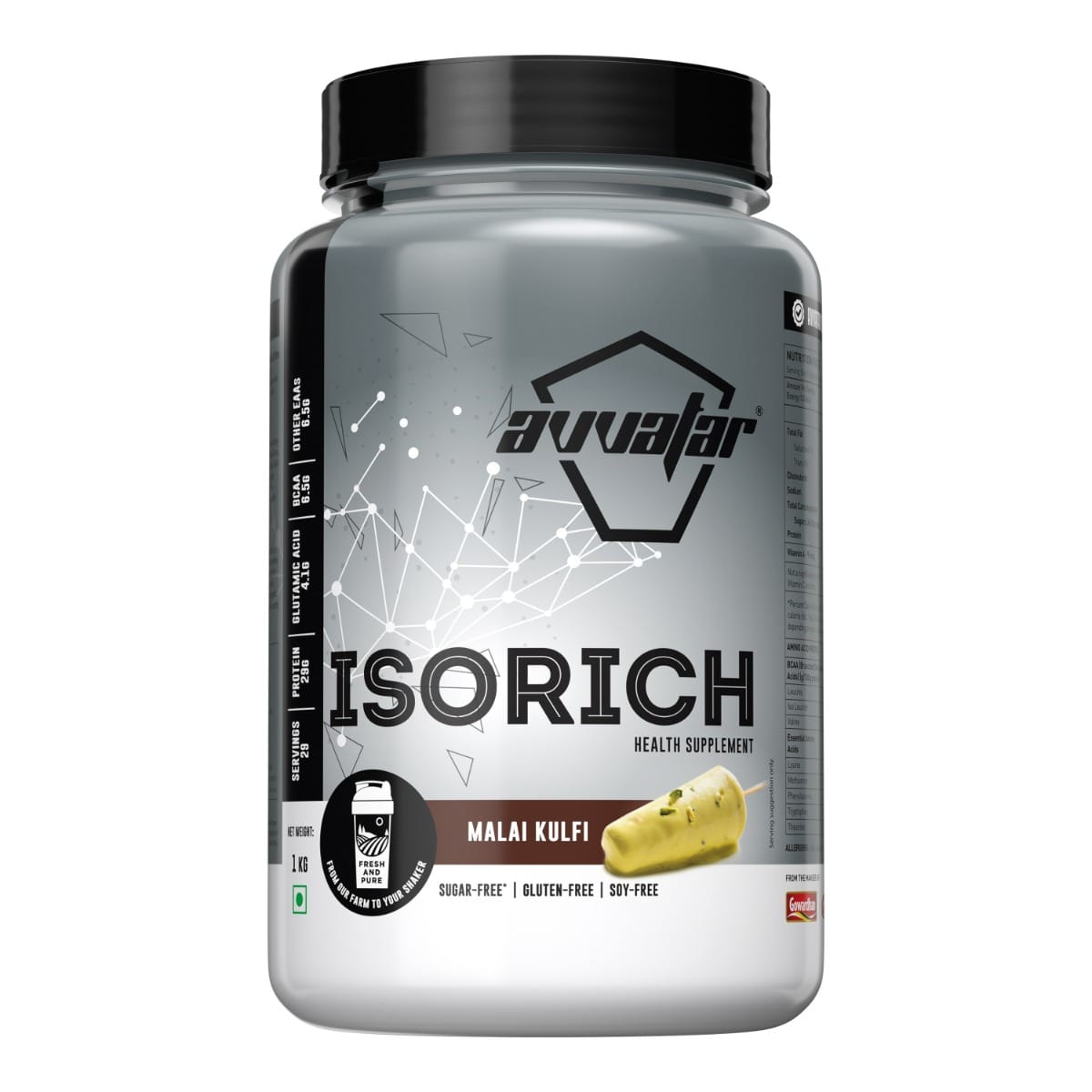 Avvatar Isorich Protein Malai Kulfi