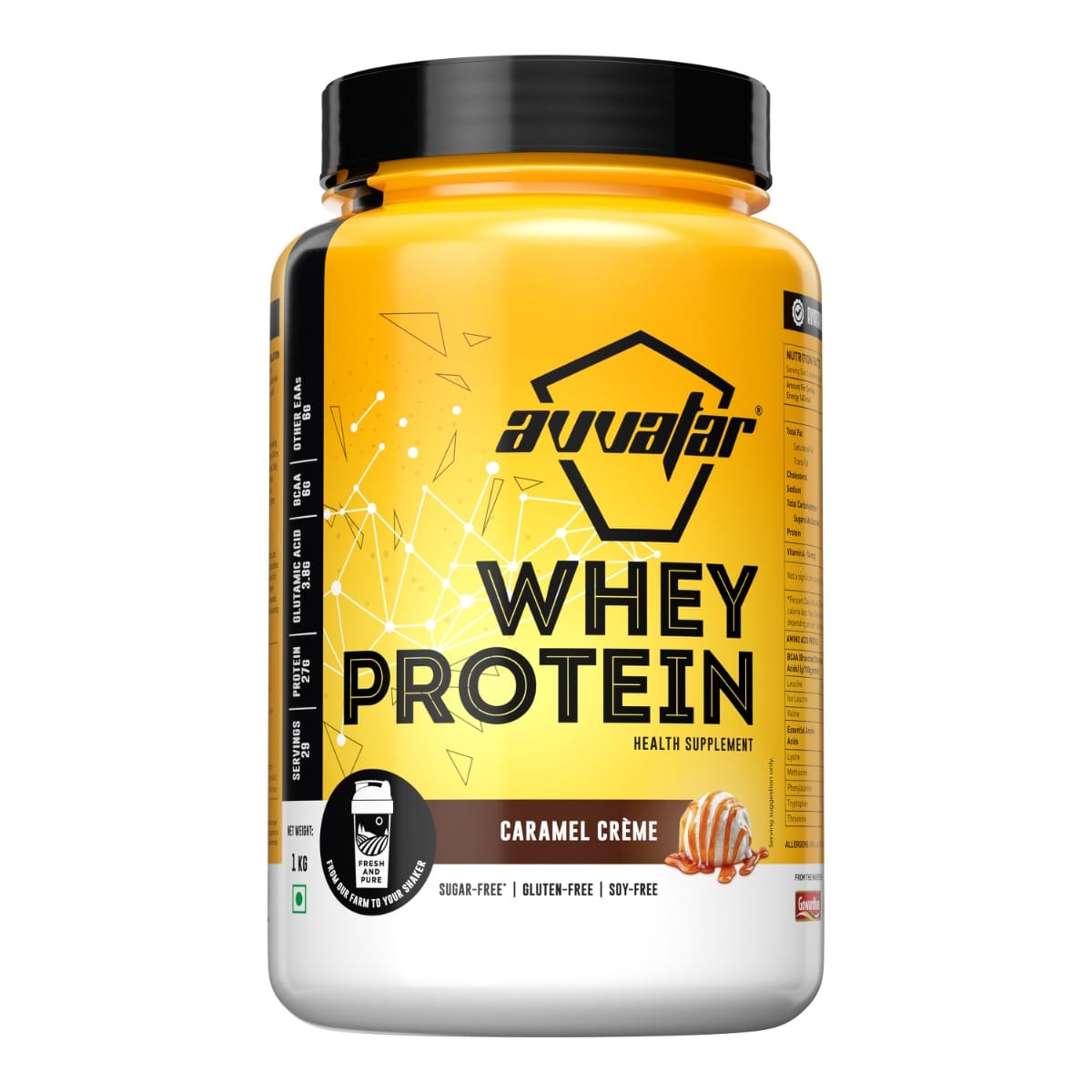 Avvatar Whey Protein Caramel Crème
