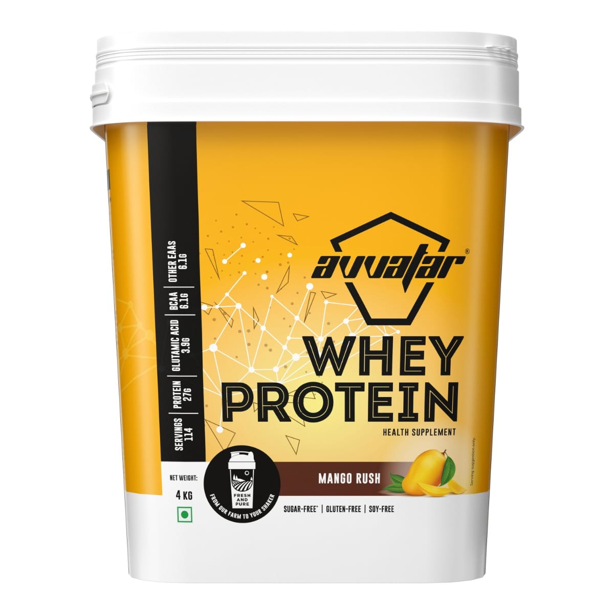 Avvatar Whey Protein Mango Rush 4 KG
