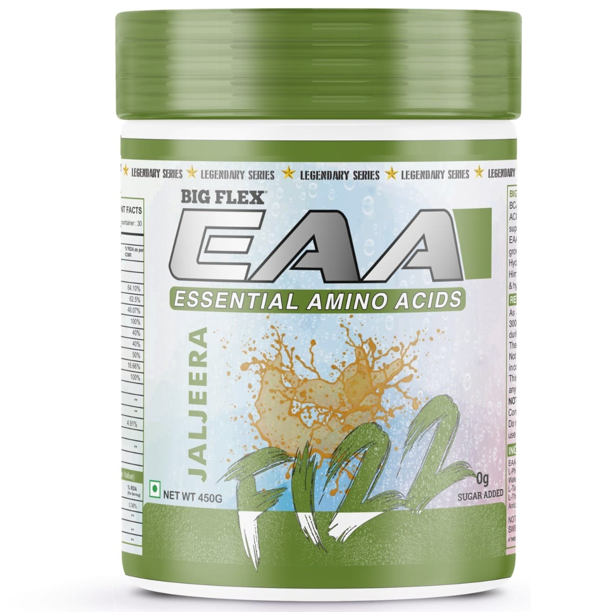Bigflex EAA (Essential amino acids) Jal-Jeera Fizz (450 Gm) 30 Servings