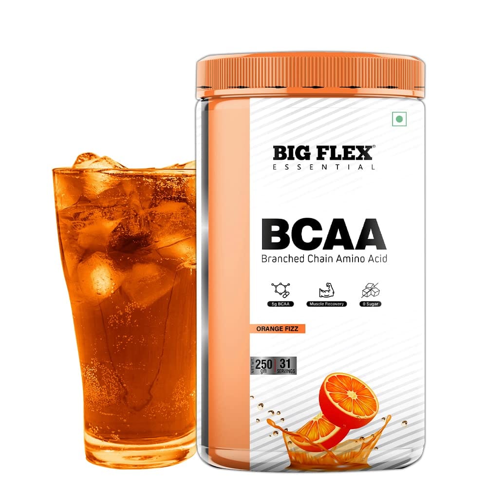 Bigflex Essential BCAA - Orange Fizz (250Gm) - Jar