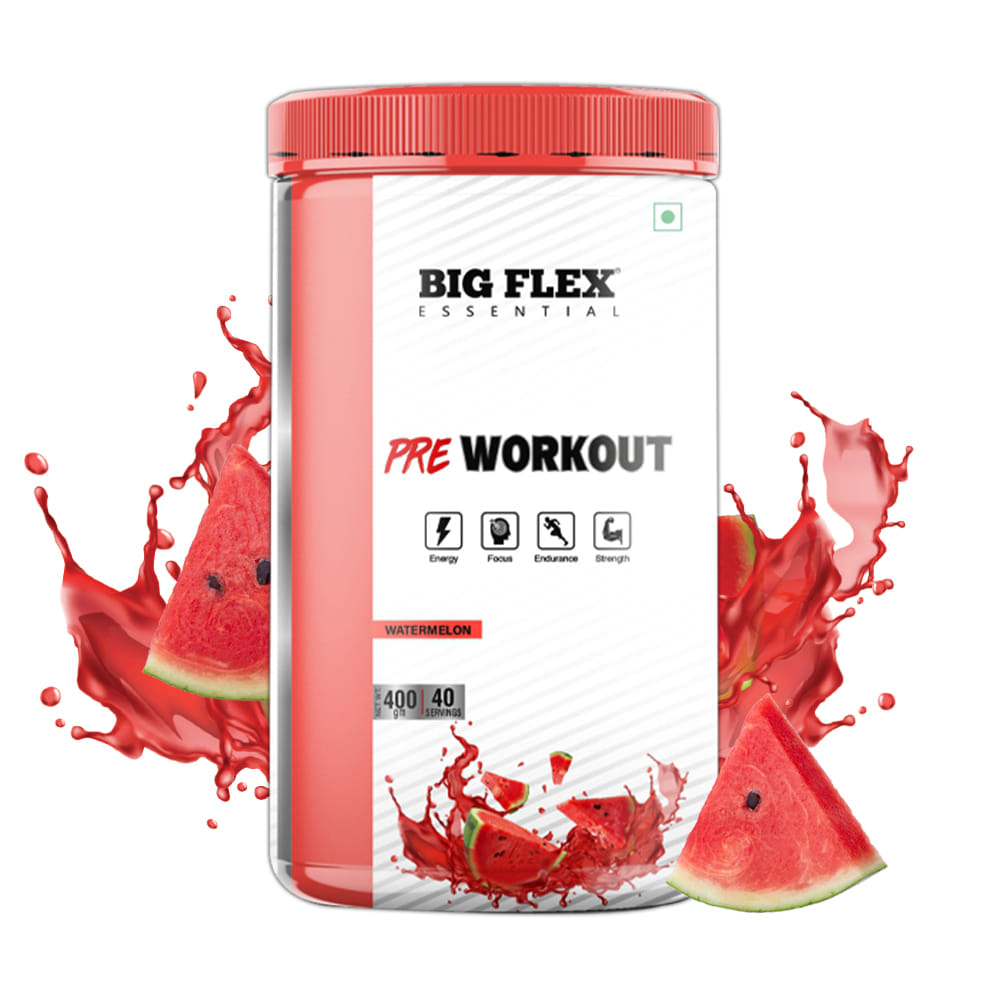 Bigflex Essential Pre - Workout (Watermelon) (400 Gm) - Jar