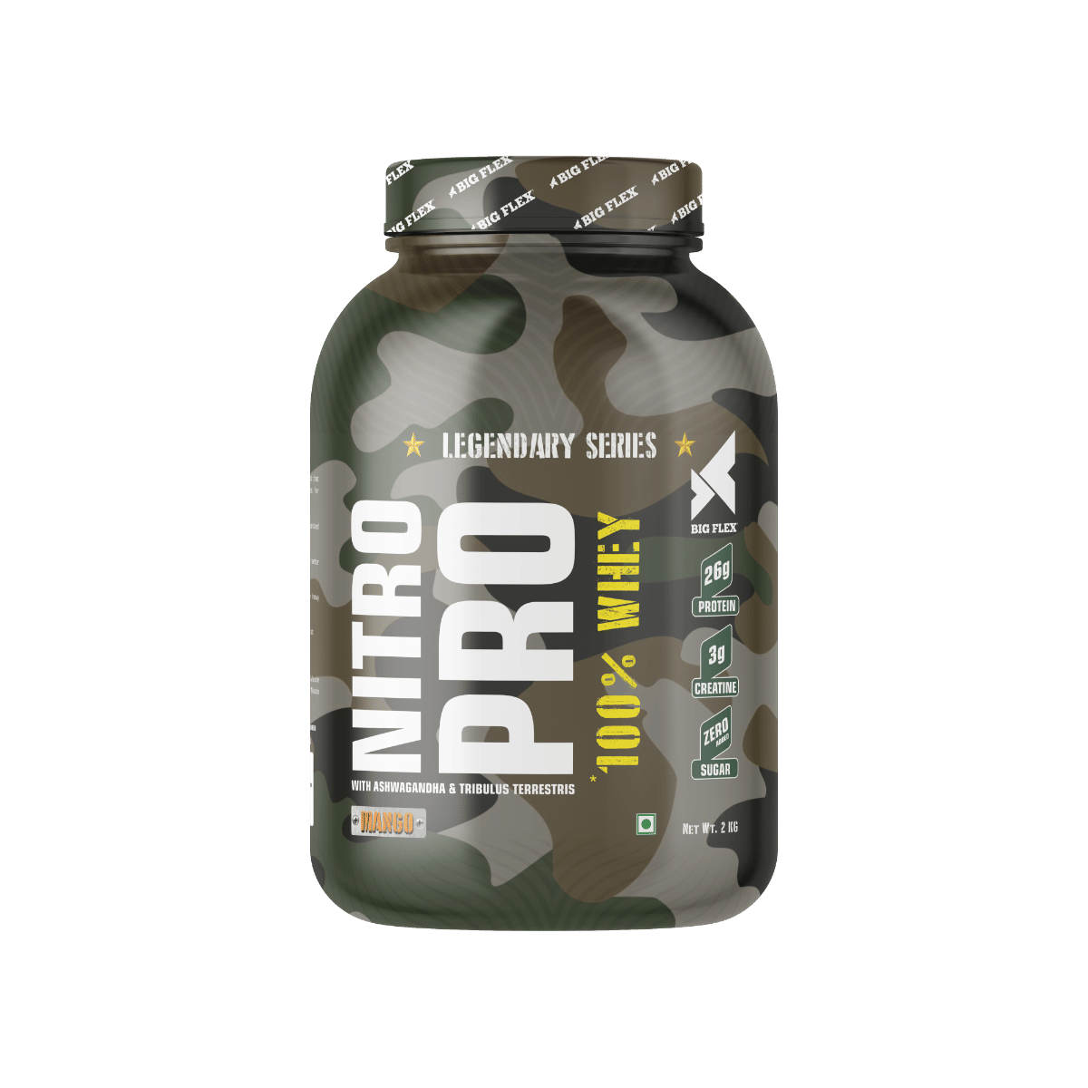 Bigflex Nitro Pro Performance Whey 40 Servings - (Mango Flavour)
