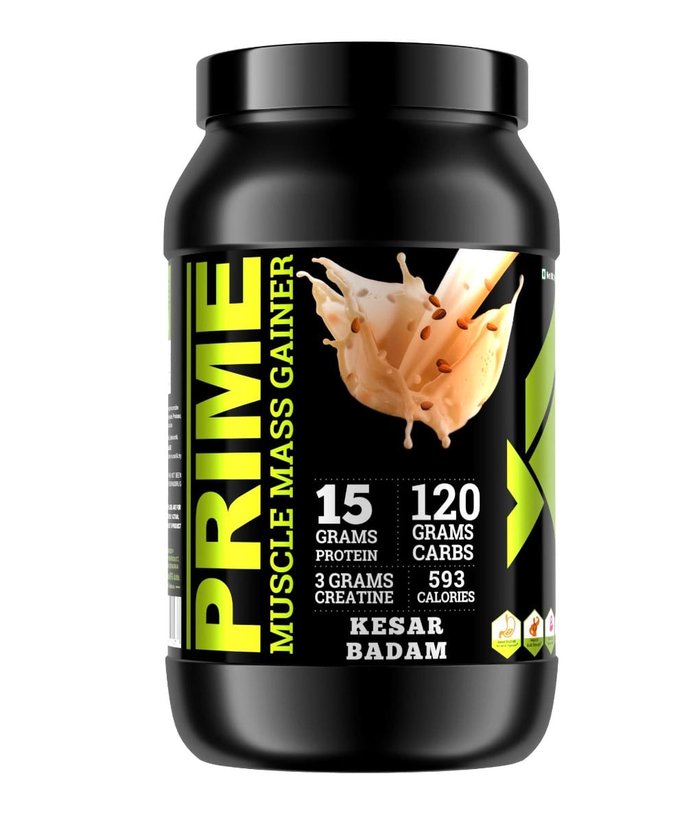 Bigflex Prime Mass Gainer (Kesar Badam) (1 Kg)