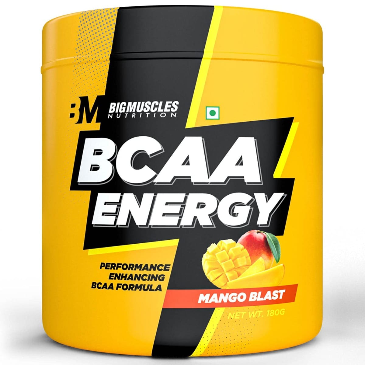 Bigmuscles Nutrition BCAA Energy [30 Serving, Mango Blast]