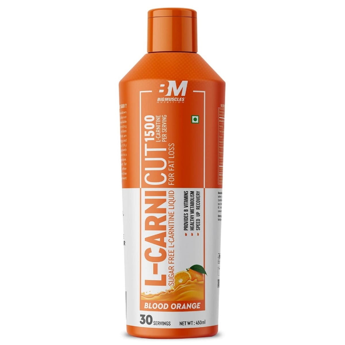 Bigmuscles Nutrition Carnicut 1500 Mg 450 ML Blood Orange