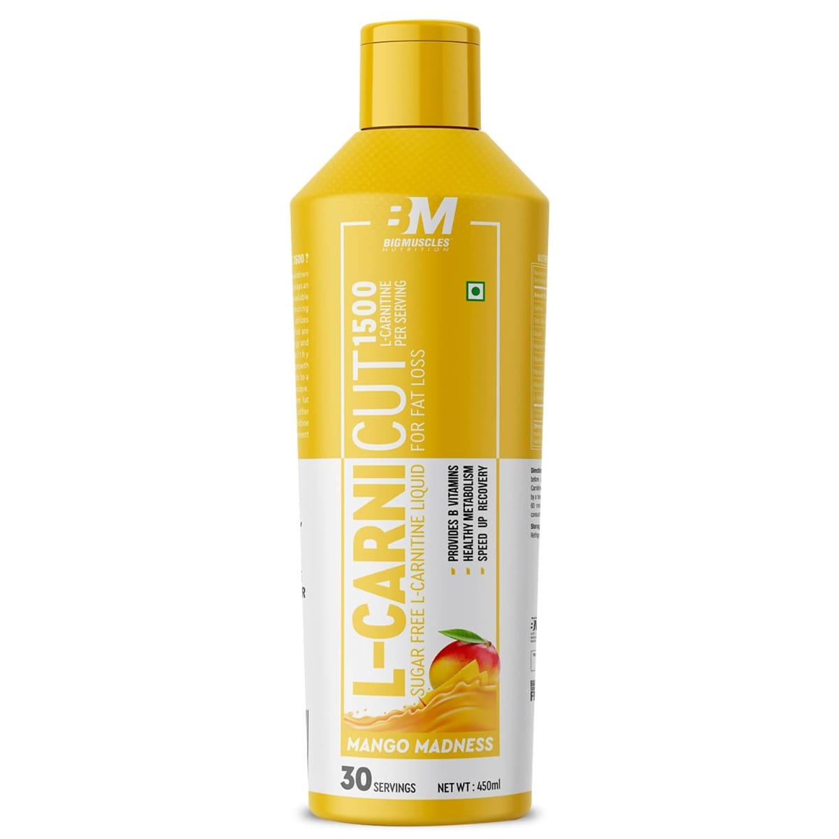Bigmuscles Nutrition Carnicut 1500 Mg 450 ML Mango Madness