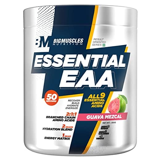 Bigmuscles Nutrition Essential Eaa [50 Servings, Guava Mezcal]