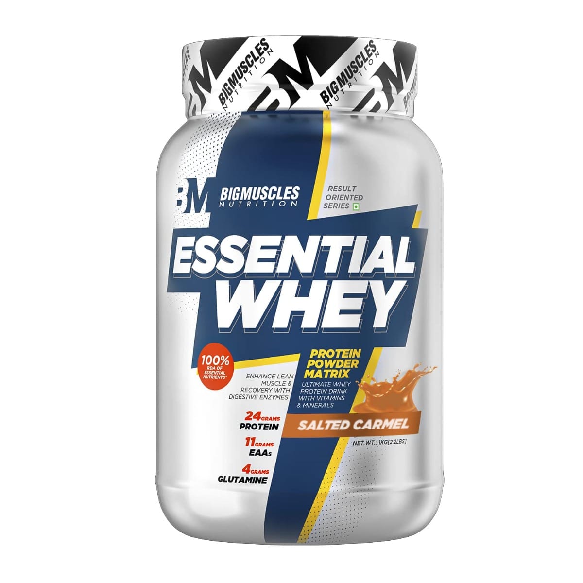 Bigmuscles Nutrition Essential Whey 1Kg Salted Caramel