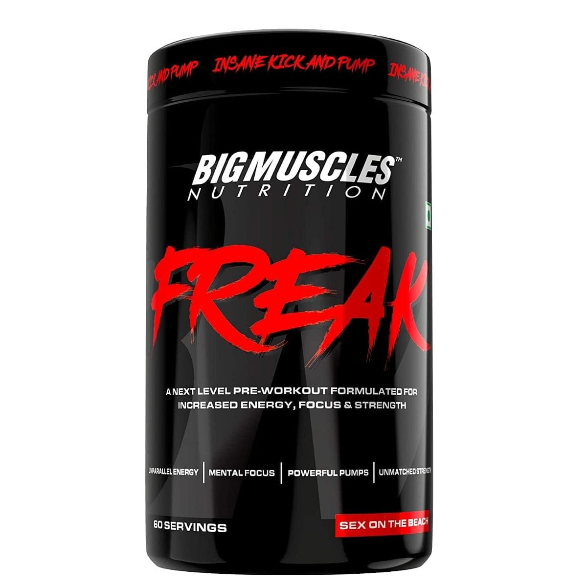 Bigmuscles Nutrition Freak Pre-Workout [60 Servings, 360G]