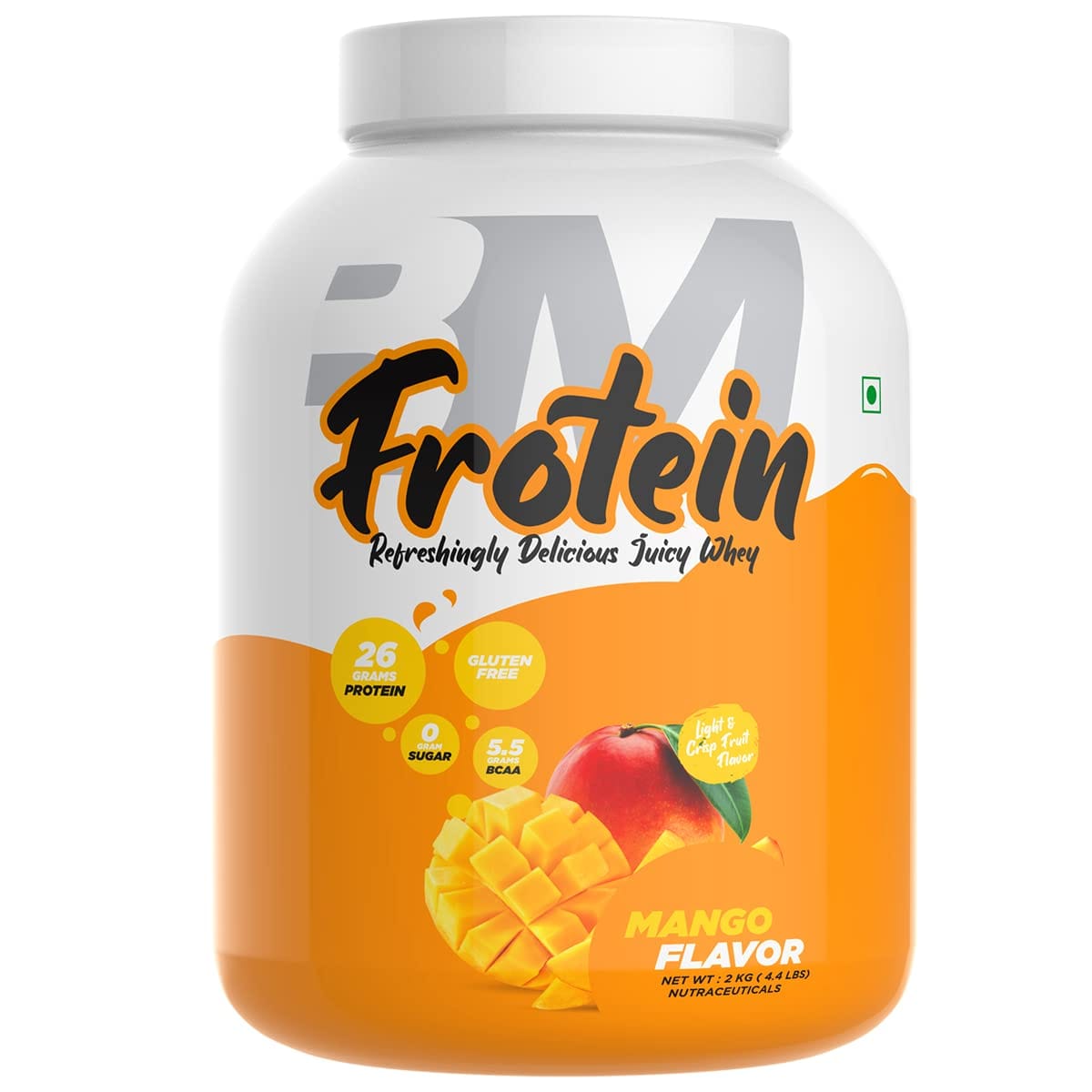 Bigmuscles Nutrition Frotein 26G Refreshing Mango (60 Servings, 2 Kg)