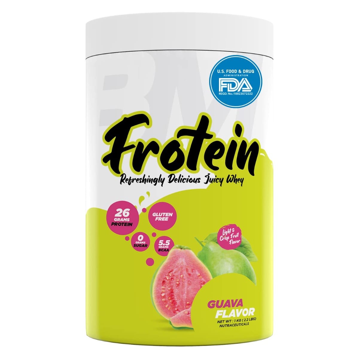 Bigmuscles Nutrition Frotein Guava Whey Protein 1Kg