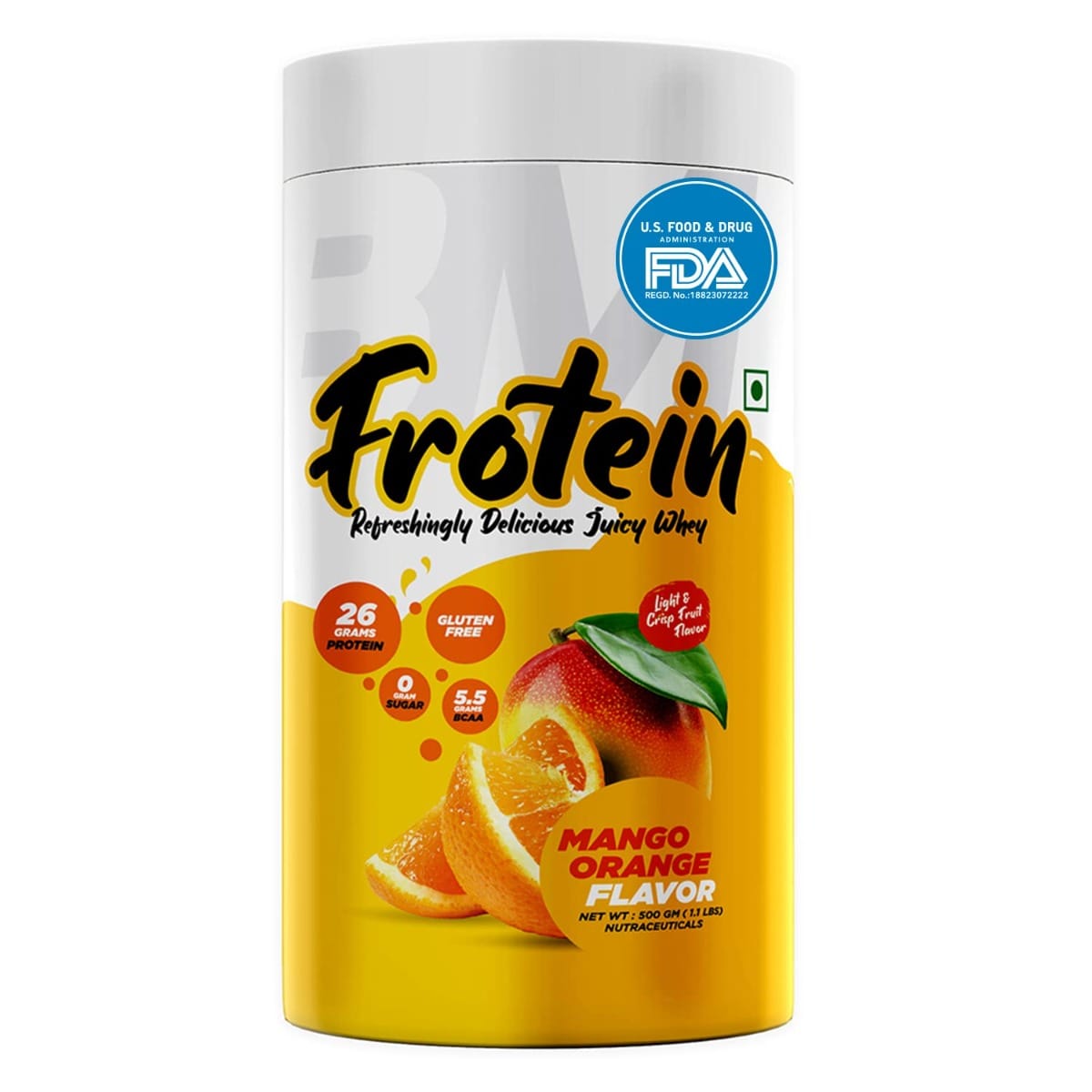 Bigmuscles Nutrition Frotein Mango Orange Whey Protein 500G