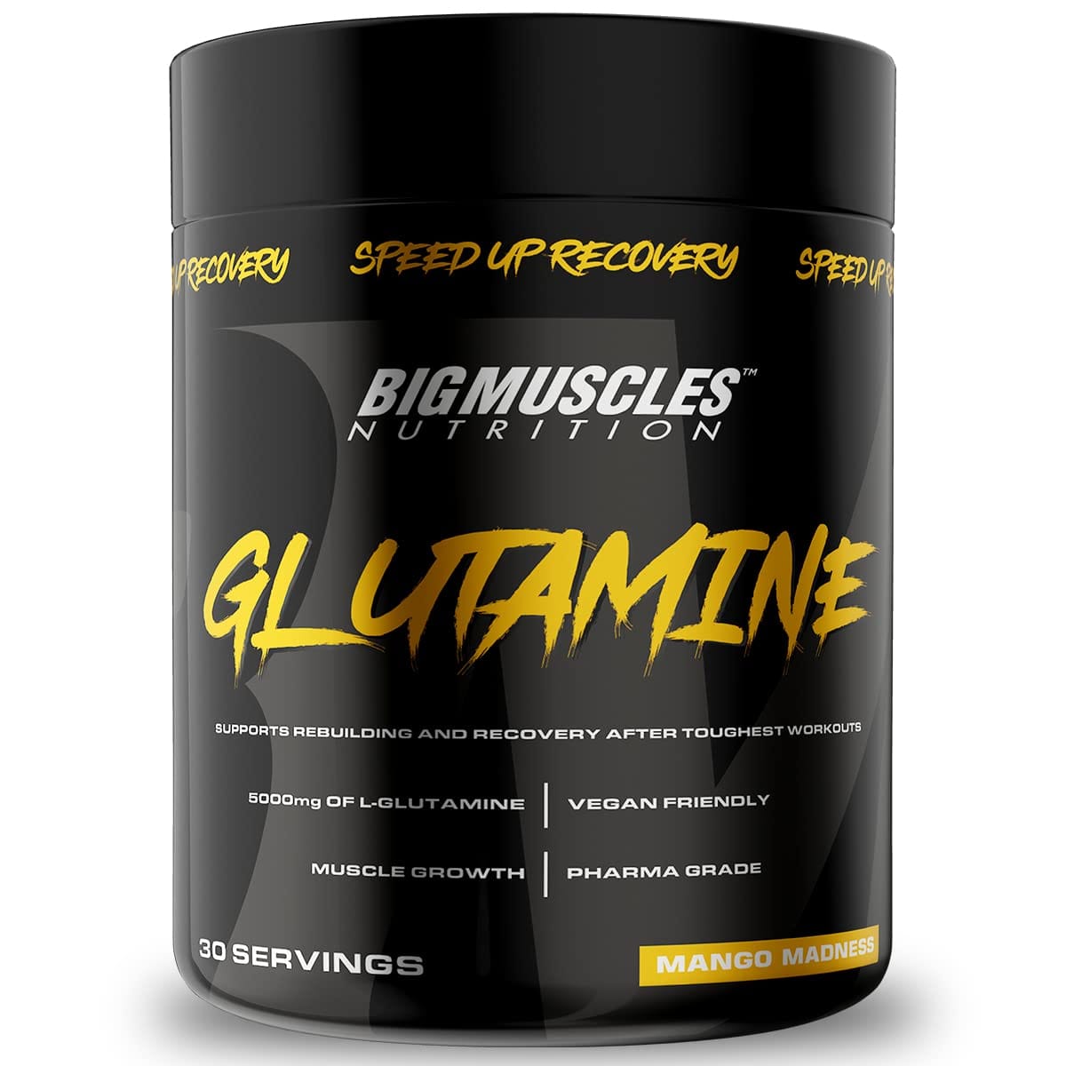 Bigmuscles Nutrition Glutamine [30 Servings, Mango Madness]