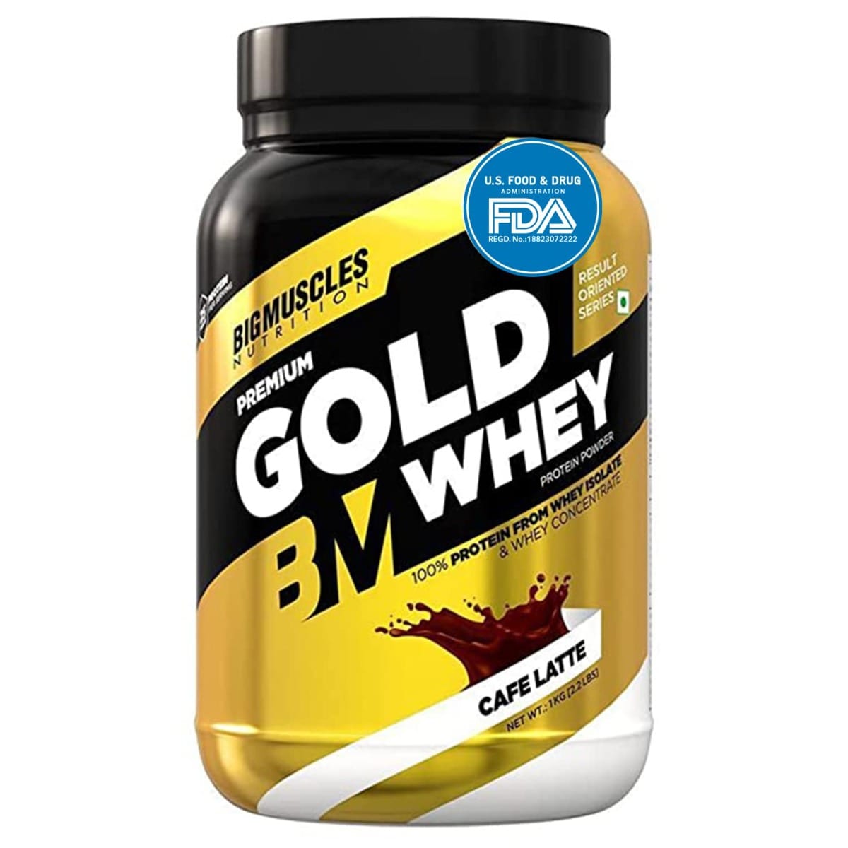 Bigmuscles Nutrition Premium Gold Whey 1Kg [Caffe Latte]