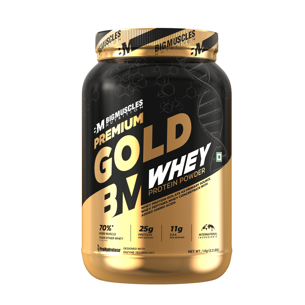 Bigmuscles Nutrition Premium Gold Whey 1Kg [Rocky Road]