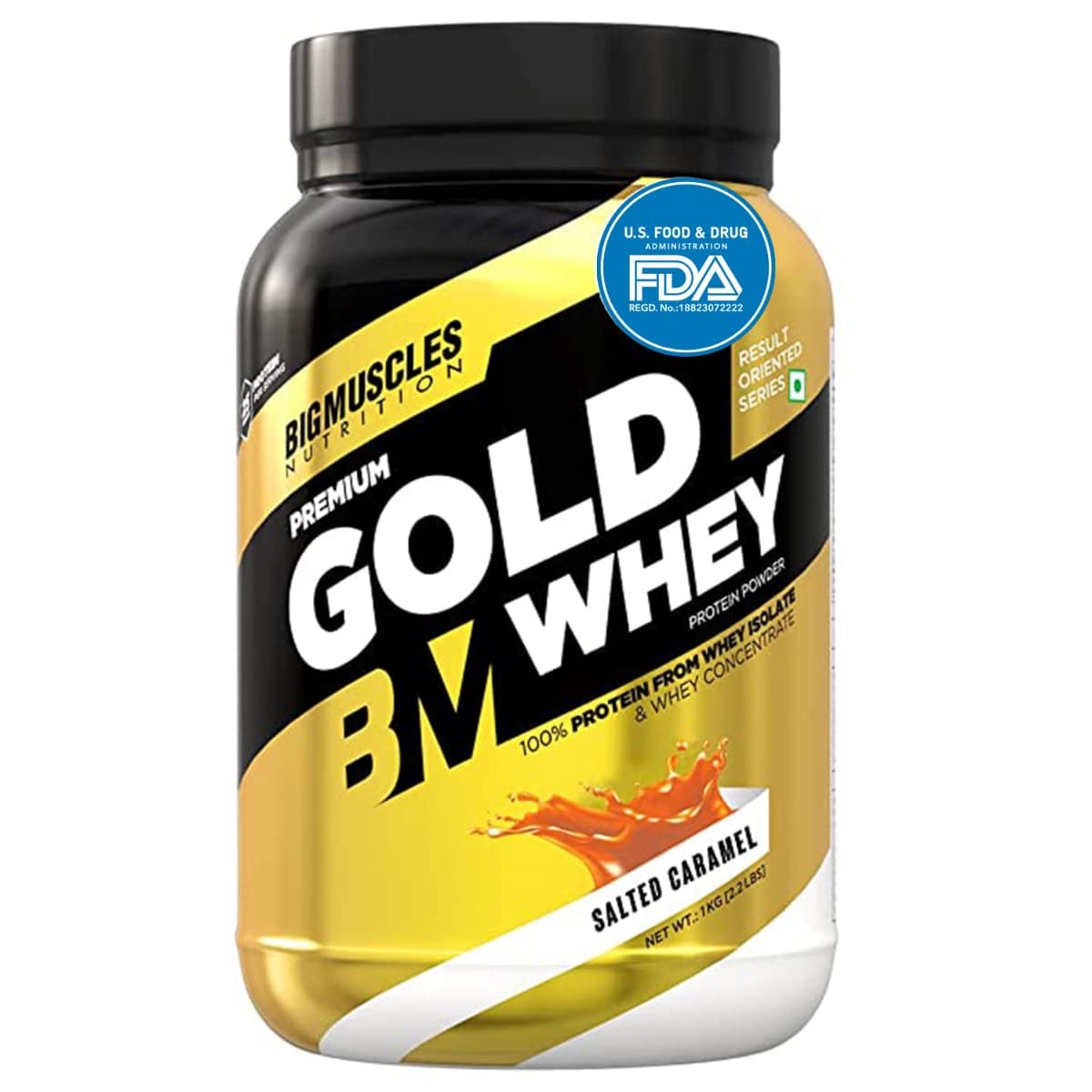 Bigmuscles Nutrition Premium Gold Whey 1Kg [Salted Caramel Latte]