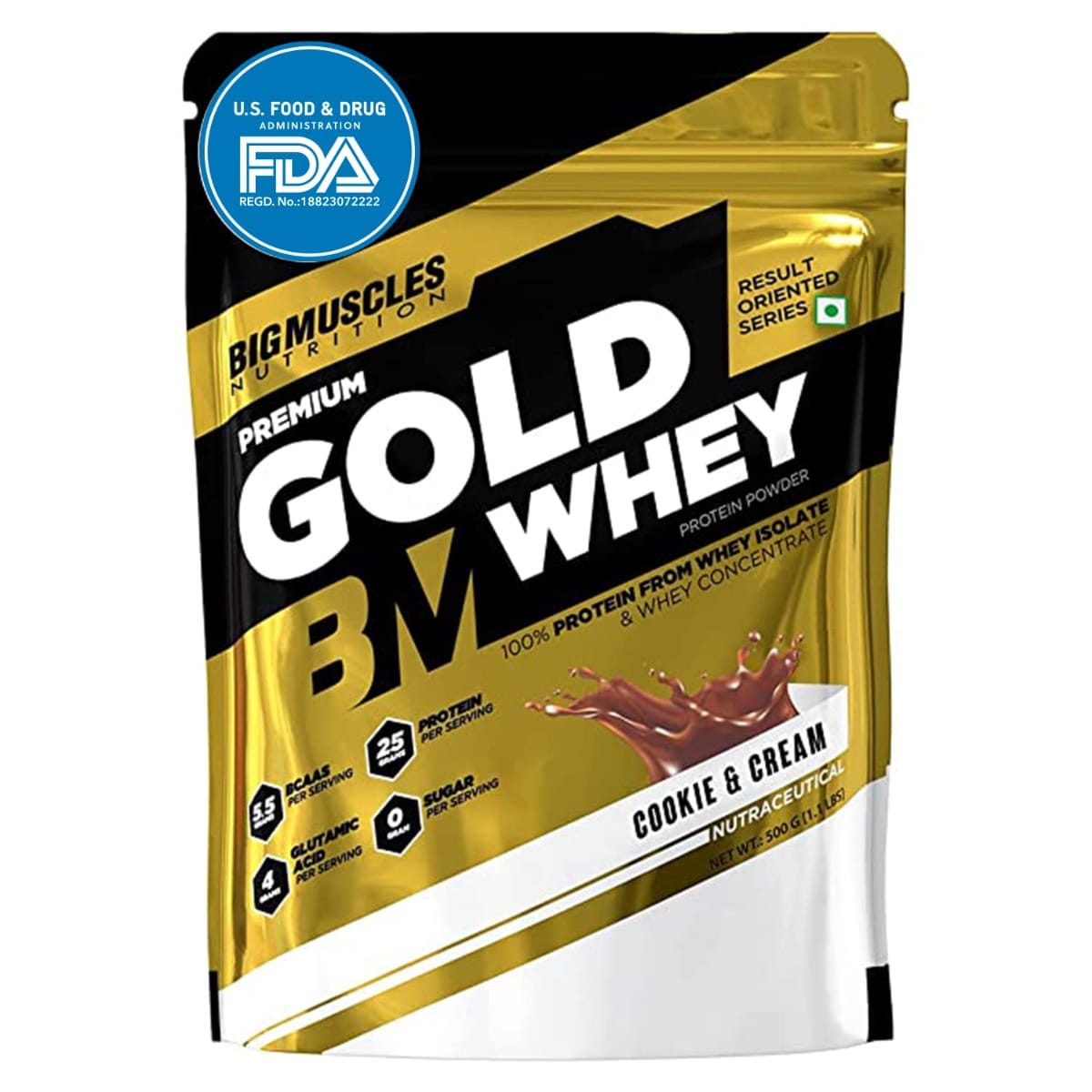 Bigmuscles Nutrition Premium Gold Whey 500G [Cookie & Cream]