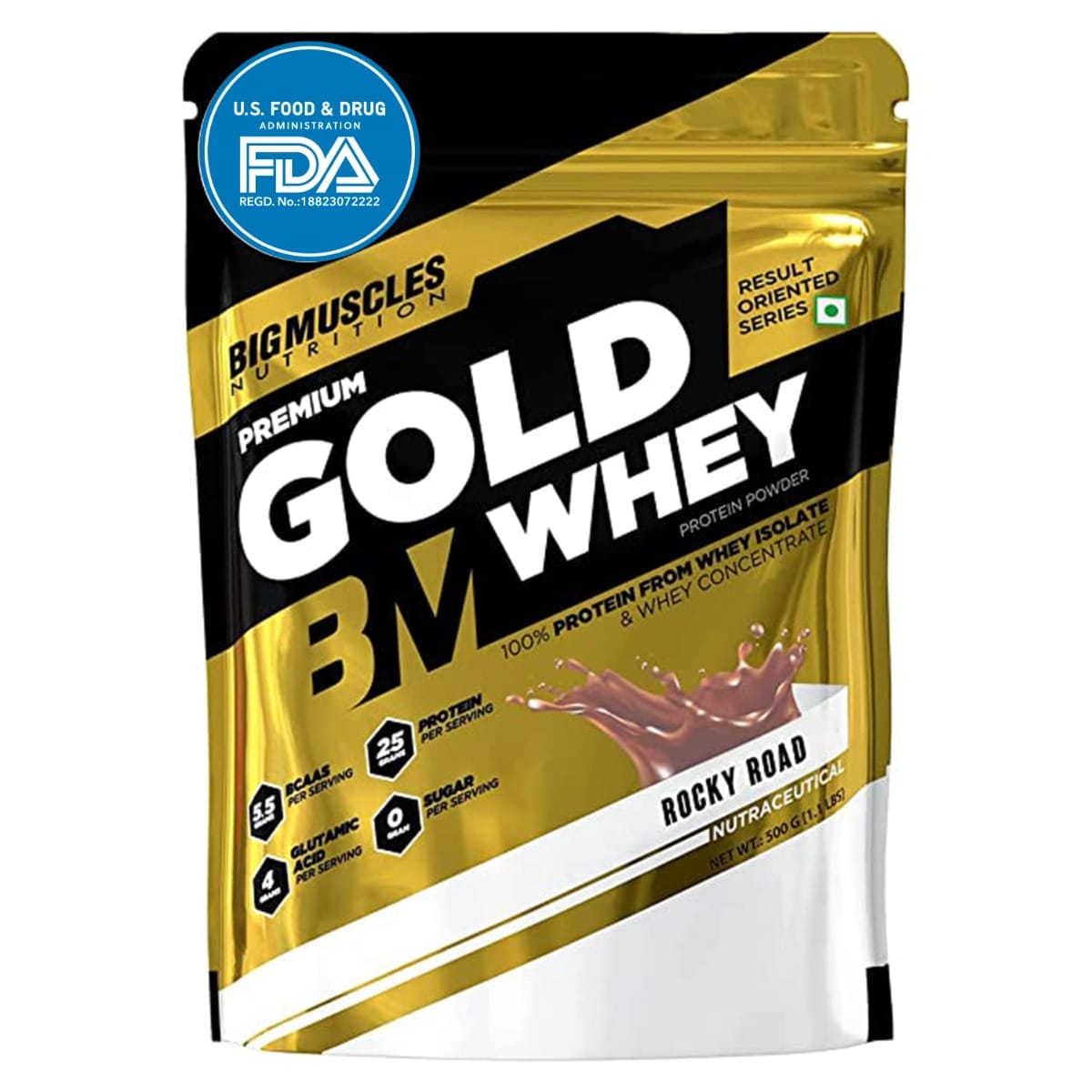 Bigmuscles Nutrition Premium Gold Whey 500G [Rocky Road]