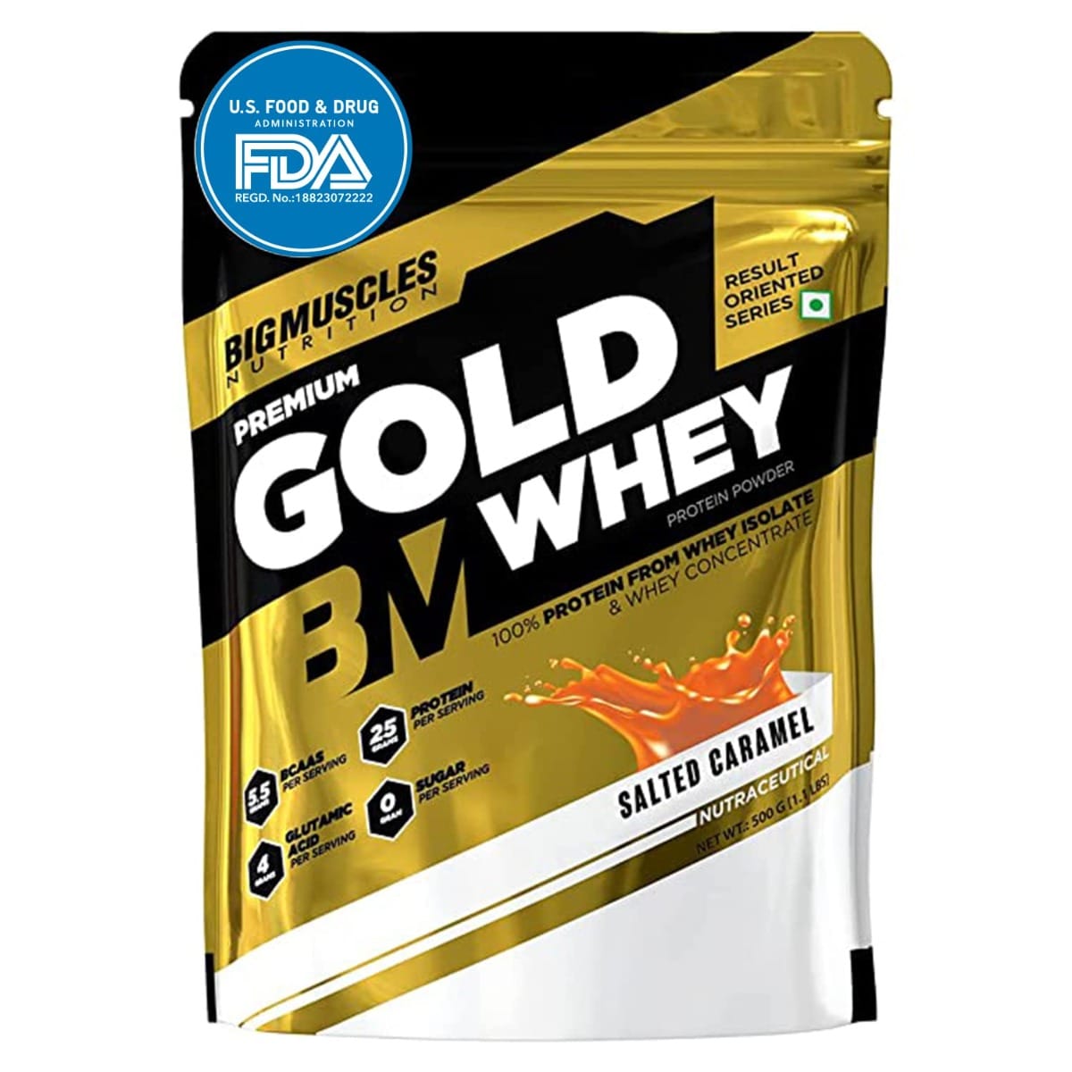 Bigmuscles Nutrition Premium Gold Whey 500G [Salted Caramel Latte]