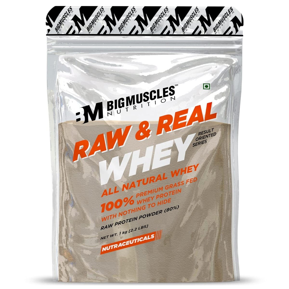 Bigmuscles Nutrition Raw & Real Whey Protein 1Kg ( Unflavoured)