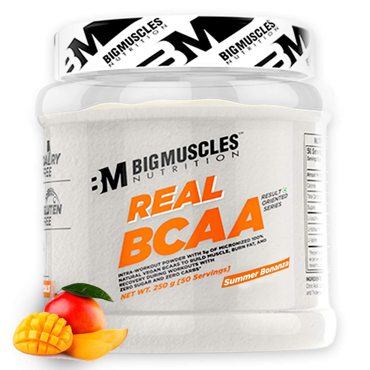 Bigmuscles Nutrition Real BCAA Summer Bonanza 50 Serving (250 Gm)