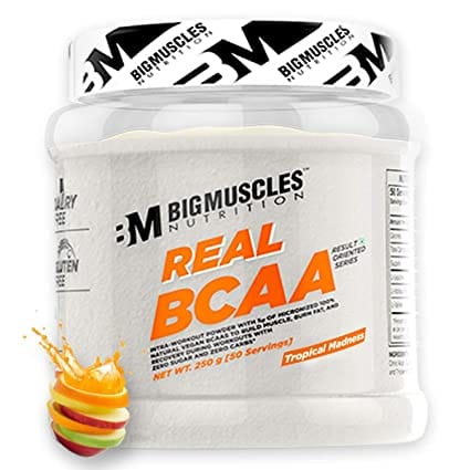 Bigmuscles Nutrition Real BCAA Tropical Madness 50 Serving (250 Gm)