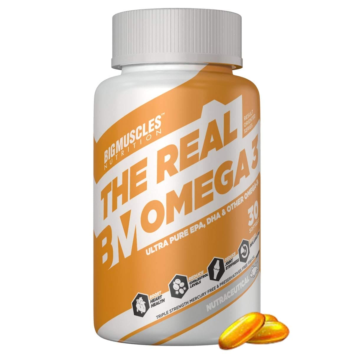Bigmuscles Nutrition The Real Omega 3 30 Tablets