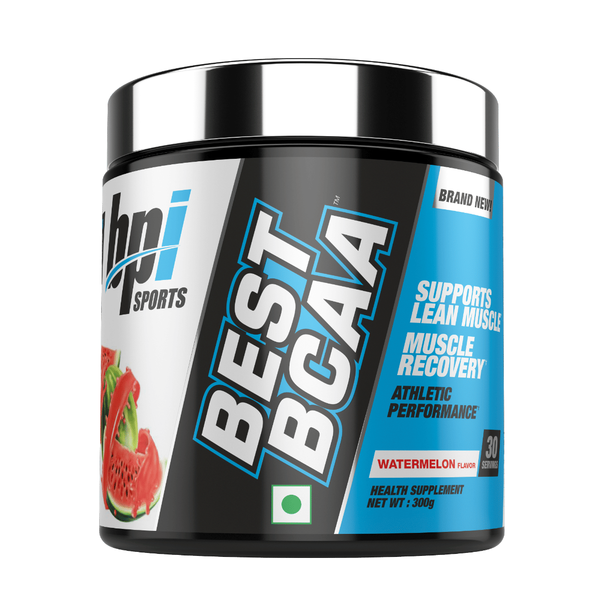 BPI Sports Best BCAA | BCAA Powder | Branched Chain Amino Acids | Muscle Recovery | Muscle Protein Synthesis | Lean Muscle | Improved Performance | Hydration | Watermelon | 300 grams|30 serv