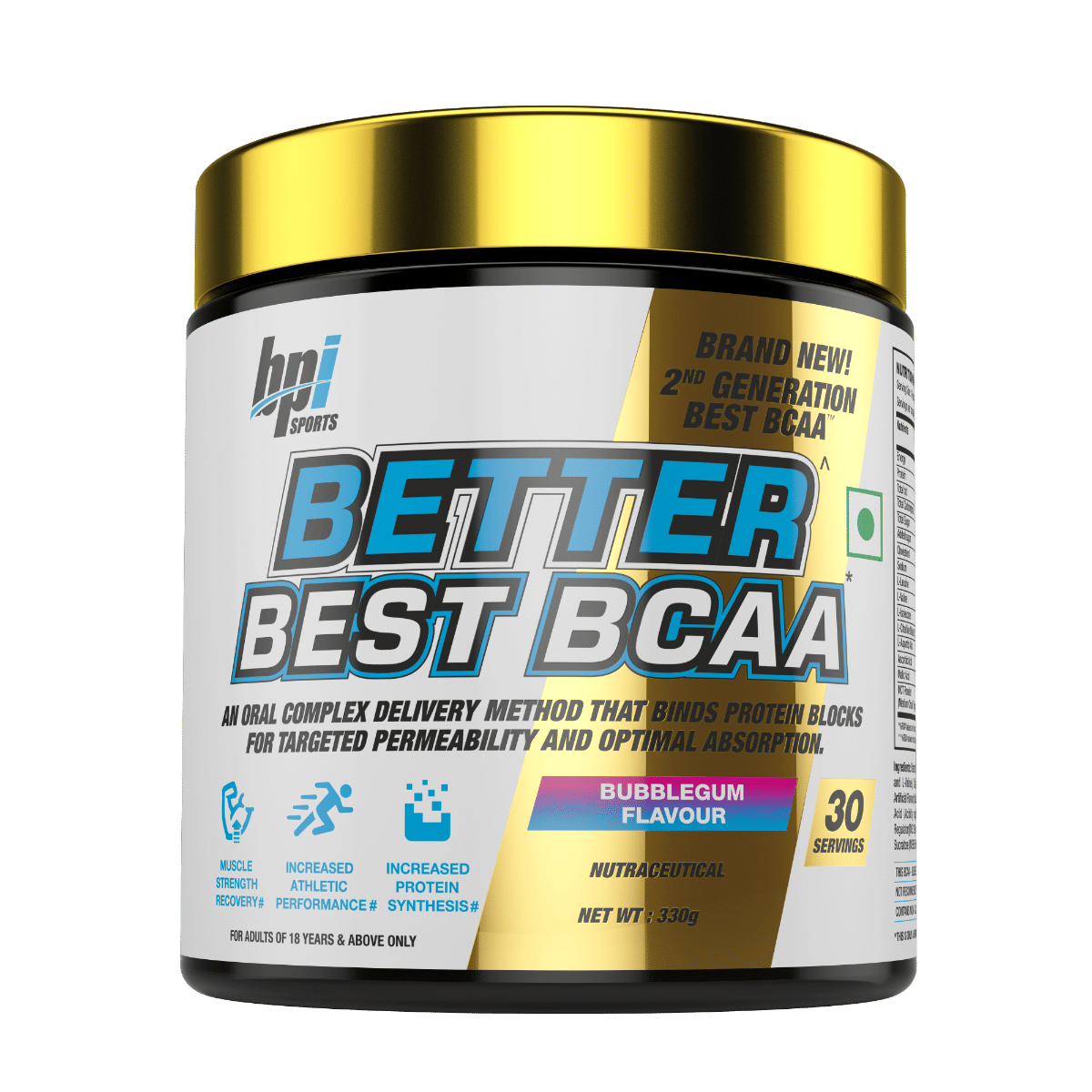 BPI Sports Better Best BCAA 330g Bubblegum