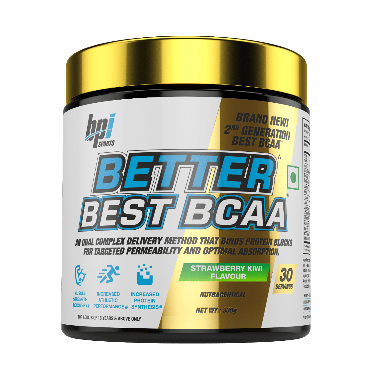 BPI Sports Better Best BCAA 330g Strawberry Kiwi
