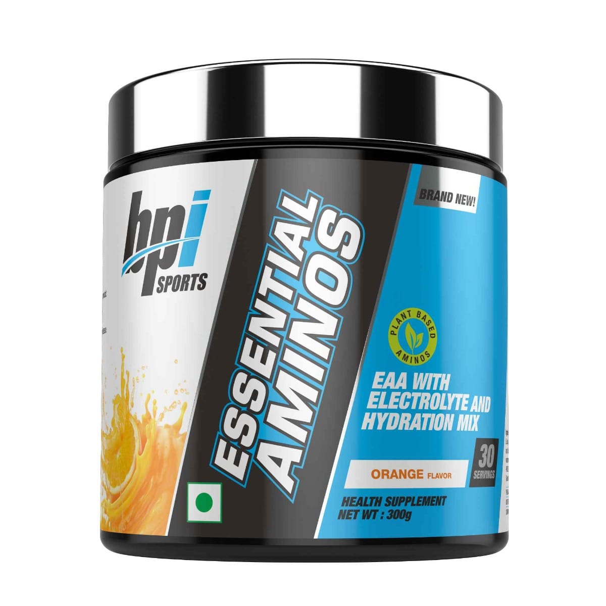 BPI Sports Essential Aminos  | Essential Amino Acids (EAAs) | Recovery, Muscle Growth, Hydration| Orange| 30 Servings | 300 gm