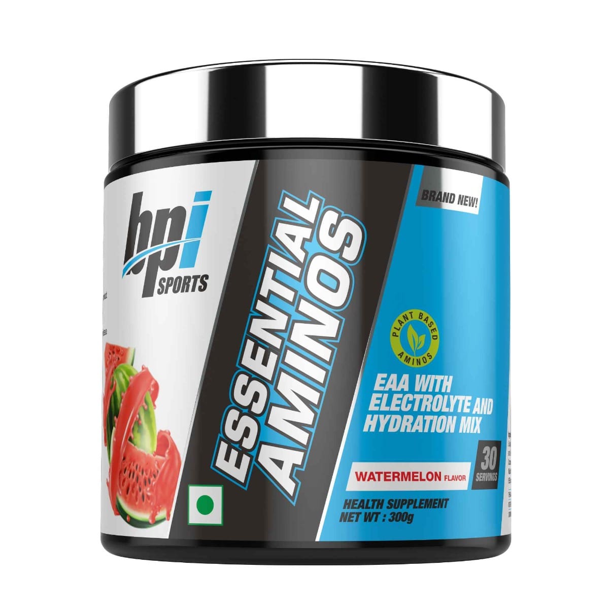 BPI Sports Essential Aminos  | Essential Amino Acids (EAAs) | Recovery, Muscle Growth, Hydration| Watermelon| 30 Servings | 300 gm