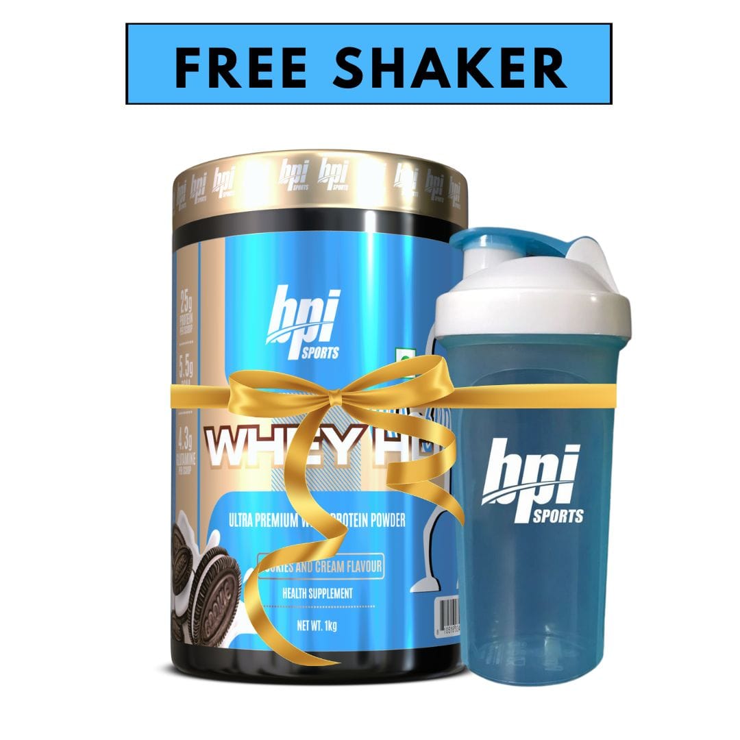 BPI Sports Whey HD Ultra Premium Protein Powder| Cookie & Cream |1kg|25g Protein, Whey Protein Concentrate, 27 Servings