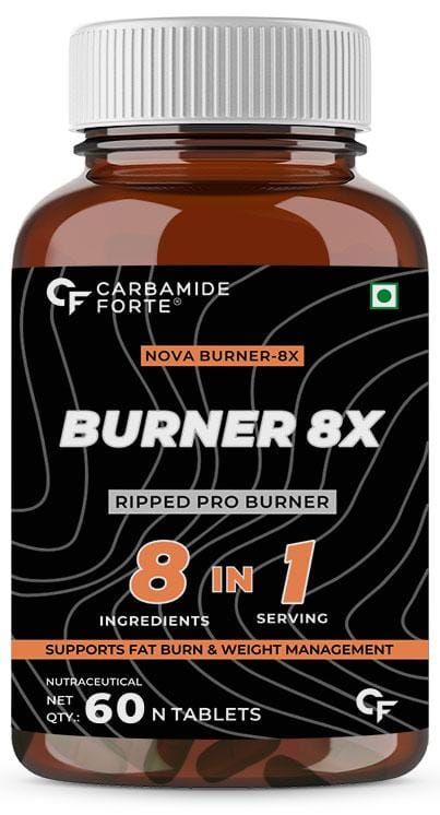 Carbamide Forte Fat Burner for Men & Women | Weight Loss Support - 60 Veg Tablets