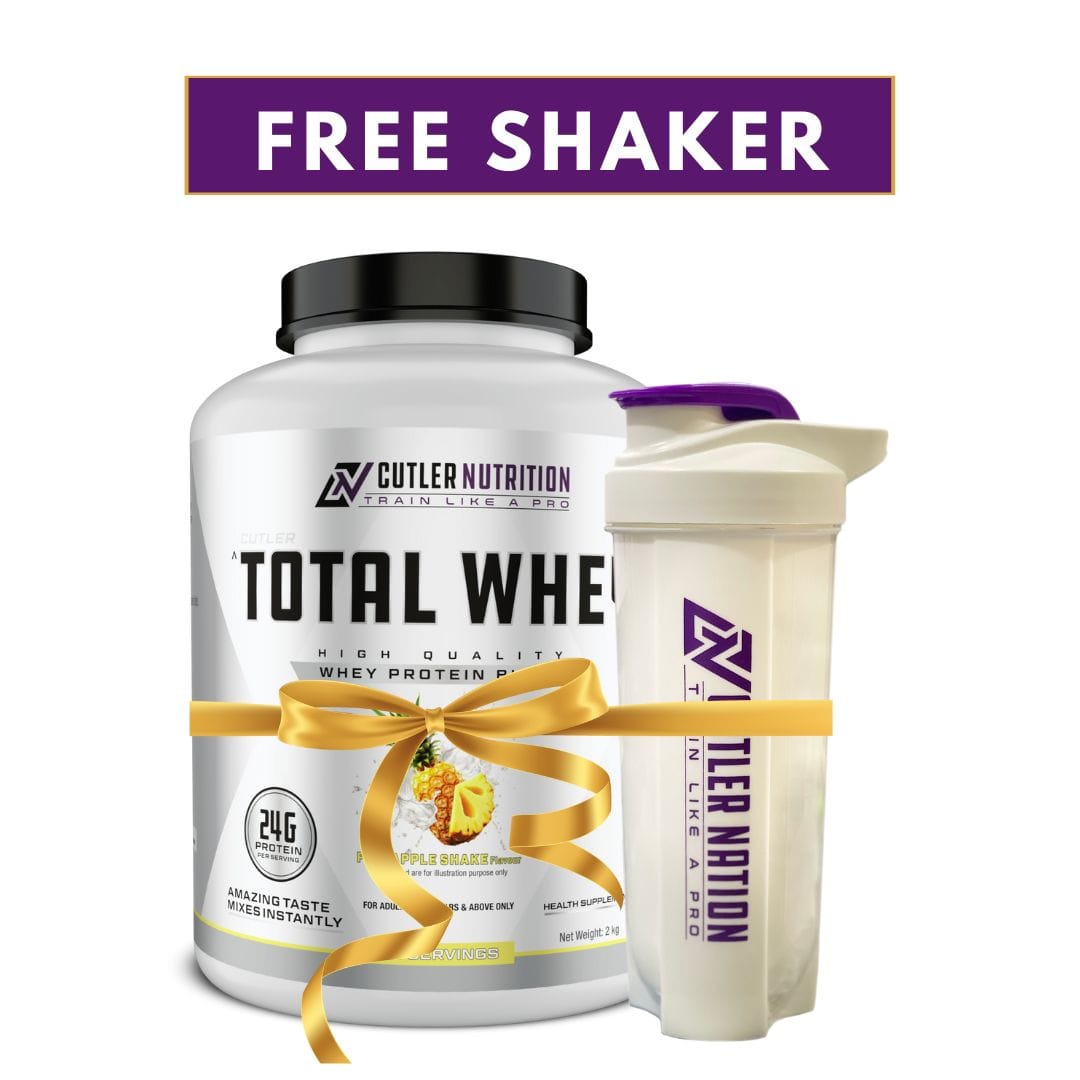 Cutler Nutrition Total Whey-Pineapple Shake-24g Protein, 60 servings- 2kg