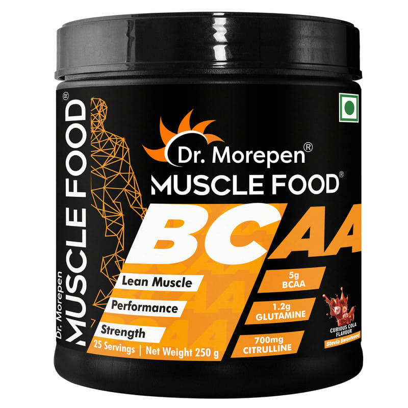 DR. MOREPEN Muscle Food BCAA Supplement for Lean Muscle & Strength - Curious Cola|250 gms