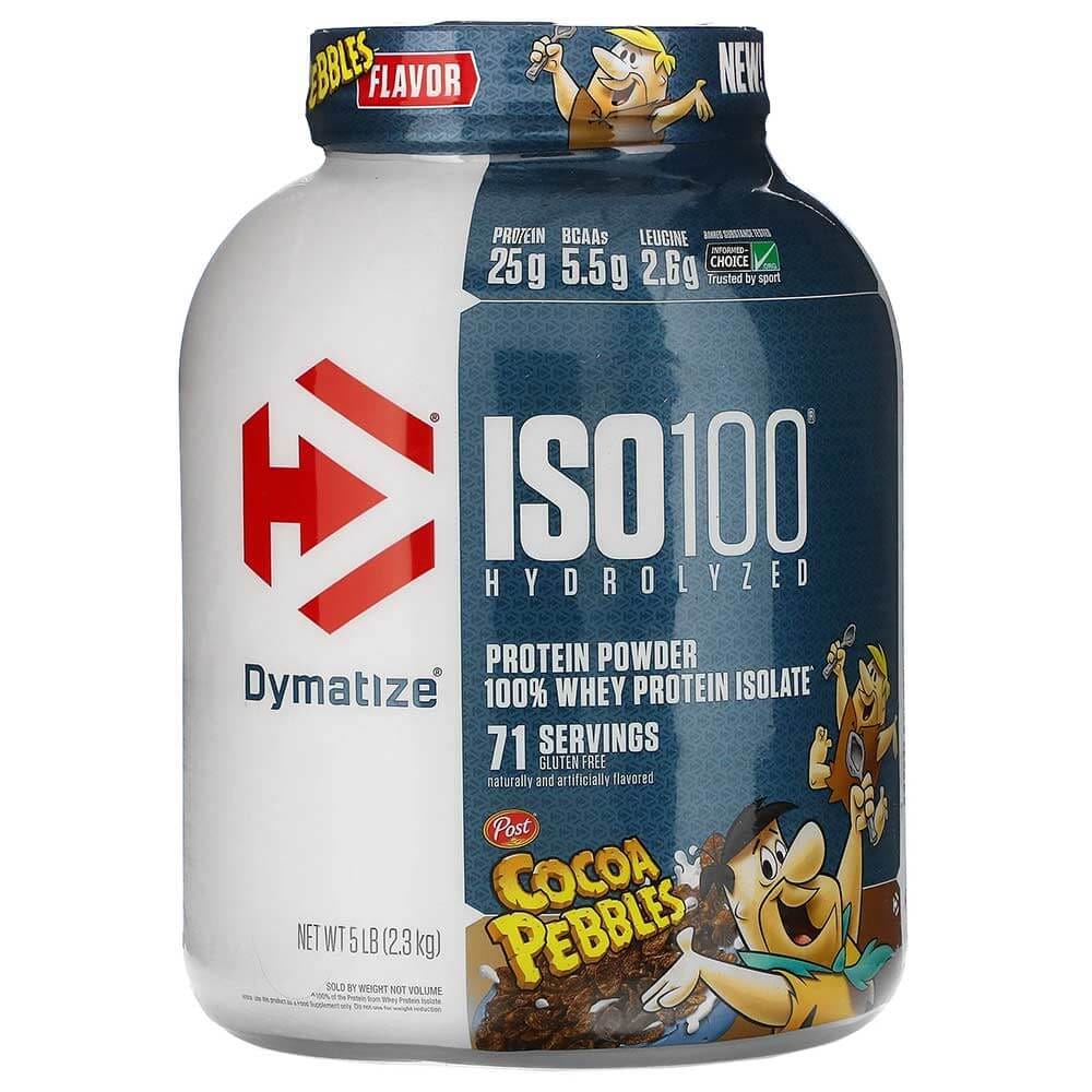 Dymatize Nutrition ISO 100 Hydrolyzed Protein Powder, 100% Whey Isolate Protein, 25g of Protein, 5.5g BCAAs, Gluten Free, Fast Absorbing, Easy Digesting (Near by Expiry)