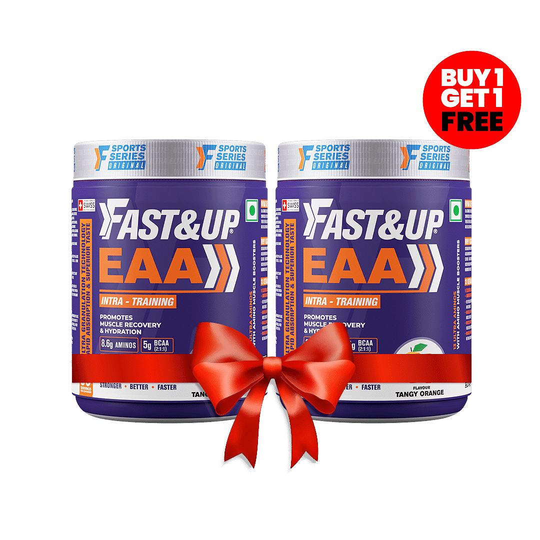 Fast & Up EAA Intra-Workout Drink For Mucscle Recovery With BCAA, Vitamins & Electrolytes EAA (Essential Amino Acids) (419.4 g, Fizzy Cola)