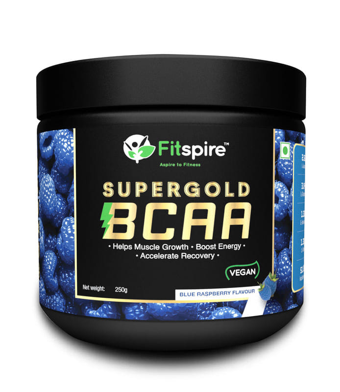 Fitspire Super BCAA Powerful Intra-Workout - 250gm (25 Servings) Blueberry