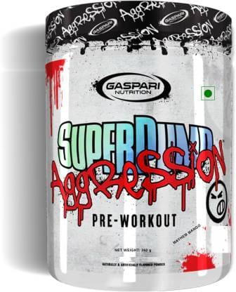 Gaspari Nutrition Super Pump Aggression Pre -Workout - 360g - Mayhem Mango
