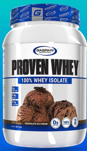 Gaspari Nutrtion Proven Whey 100% Whey Isolate - 2kg - Chocolate Ice Cream