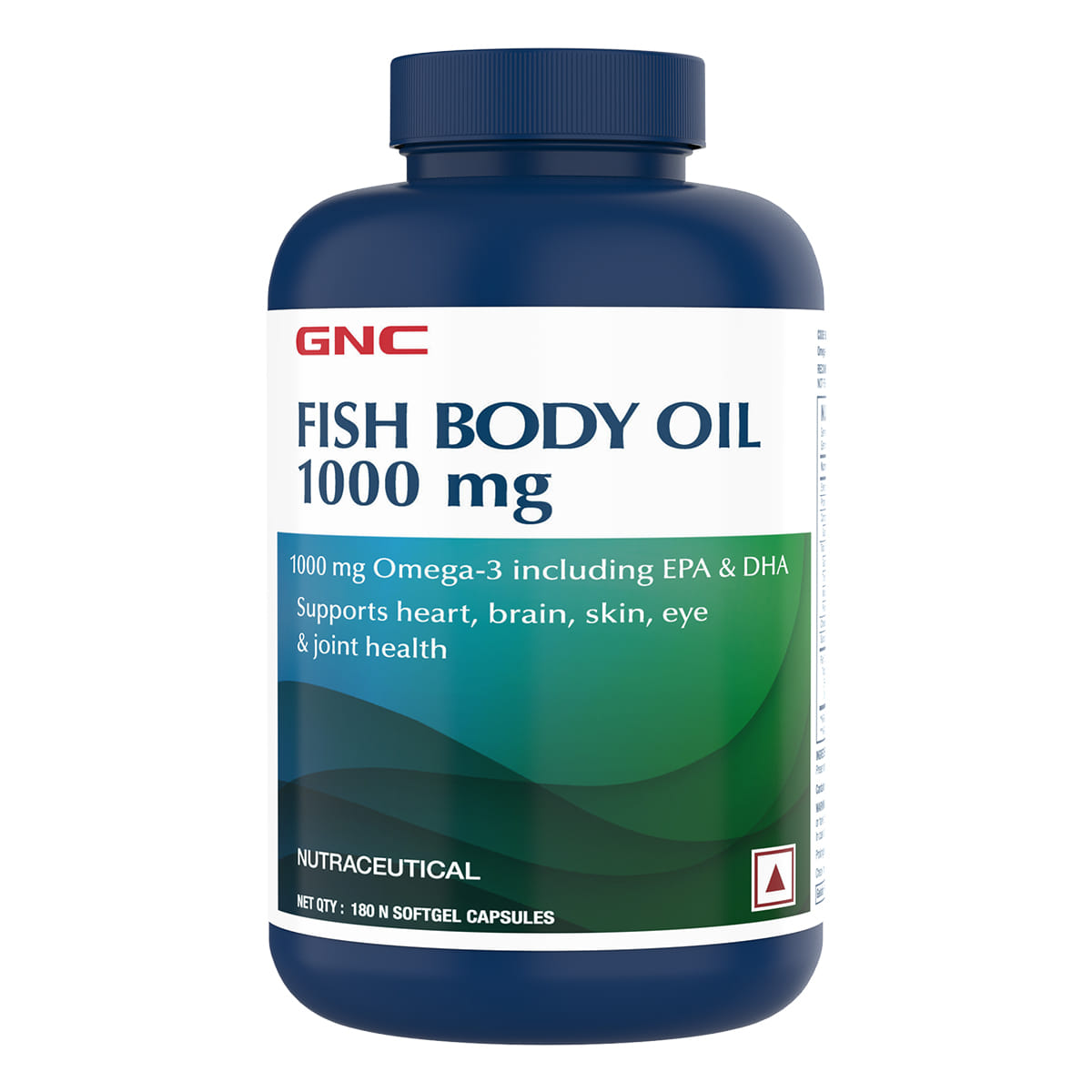GNC Fish Body Oil for Men & Women | 1000mg Omega-3s with EPA & DHA | Promotes Joint Health | Improves Focus & Memory | Protects Vision | Supports Healthy Cholesterol | USA Formulated | 90 So