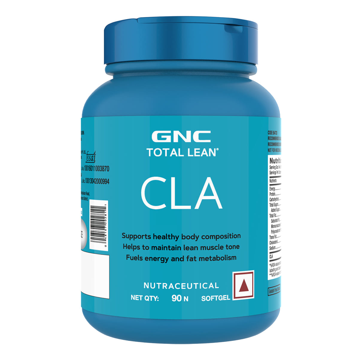 GNC Total Lean CLA | Burns Fat For Healthy Weight Loss | Maintains Lean Muscle Mass | Boosts Energy & Endurance | Supports Healthy Body Composition | USA Formulated | 2000mg Per Serving | 90