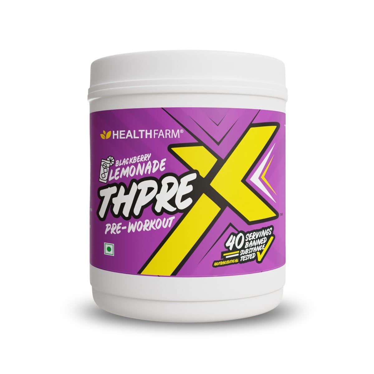 Healthfarm Thpre X Pre Workout Powder| Sports Nutrition Supplement for Men & Women - For Working Out, Hydration, Mental Focus & Energy - 40 Servings(rocket candy)