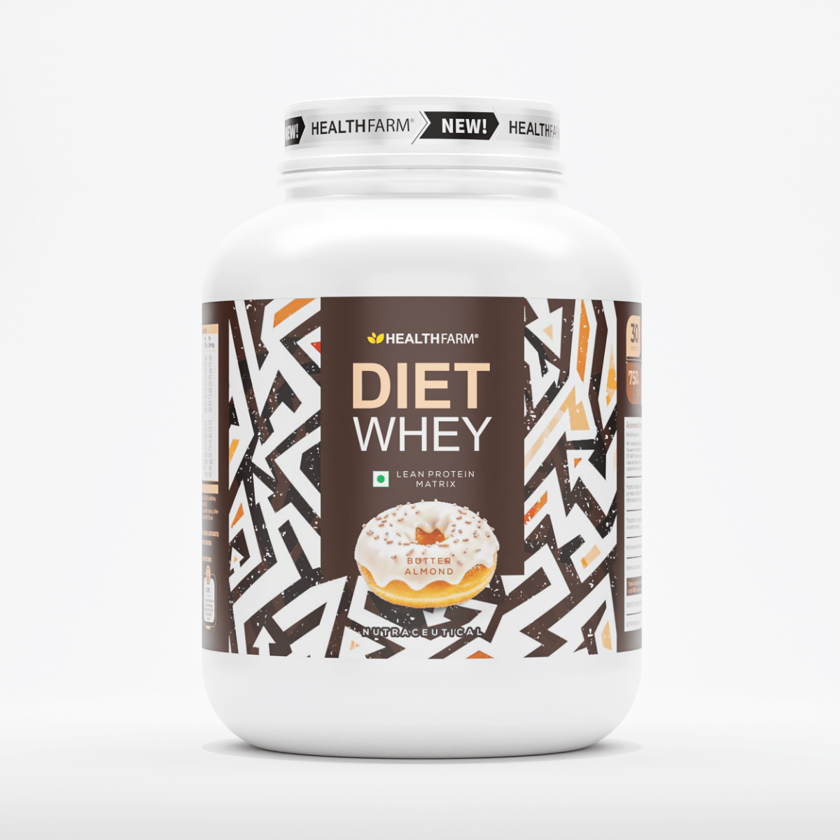 HF Series Diet Whey 30g Protein |Weight Loss Protein Formula |For Lean Muscle Gain Protein |Protein for Women & Men|2kg|Flavour-Butter Almonds