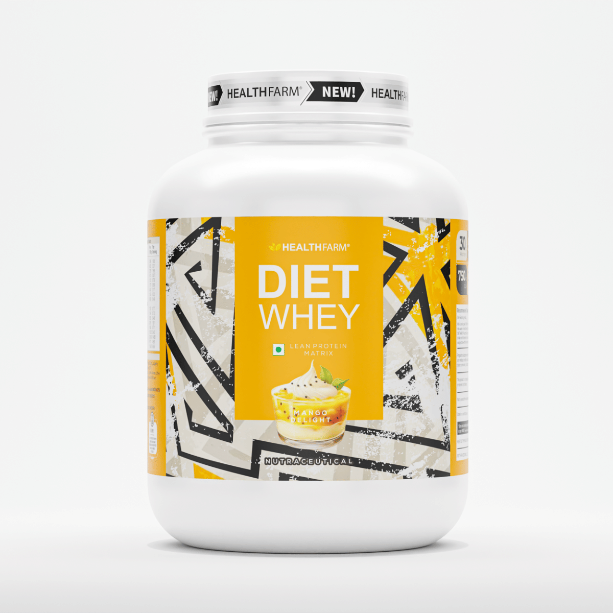 HF Series Slim Meal Shake Diet Whey for lean muscle and fat loss |Meal replacement shake|40 servings|Added L carnitine and CLA powder for weight loss|2kg|Flavour-Rocky Road