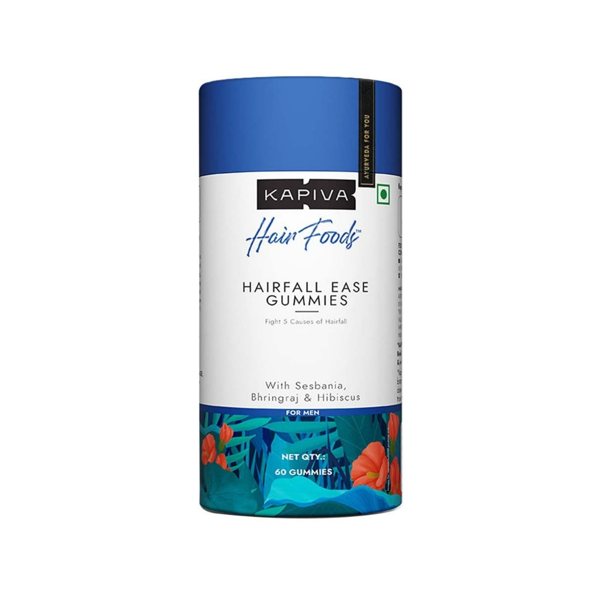 Kapiva Hair Fall Ease Gummies For Men 60 Gummies